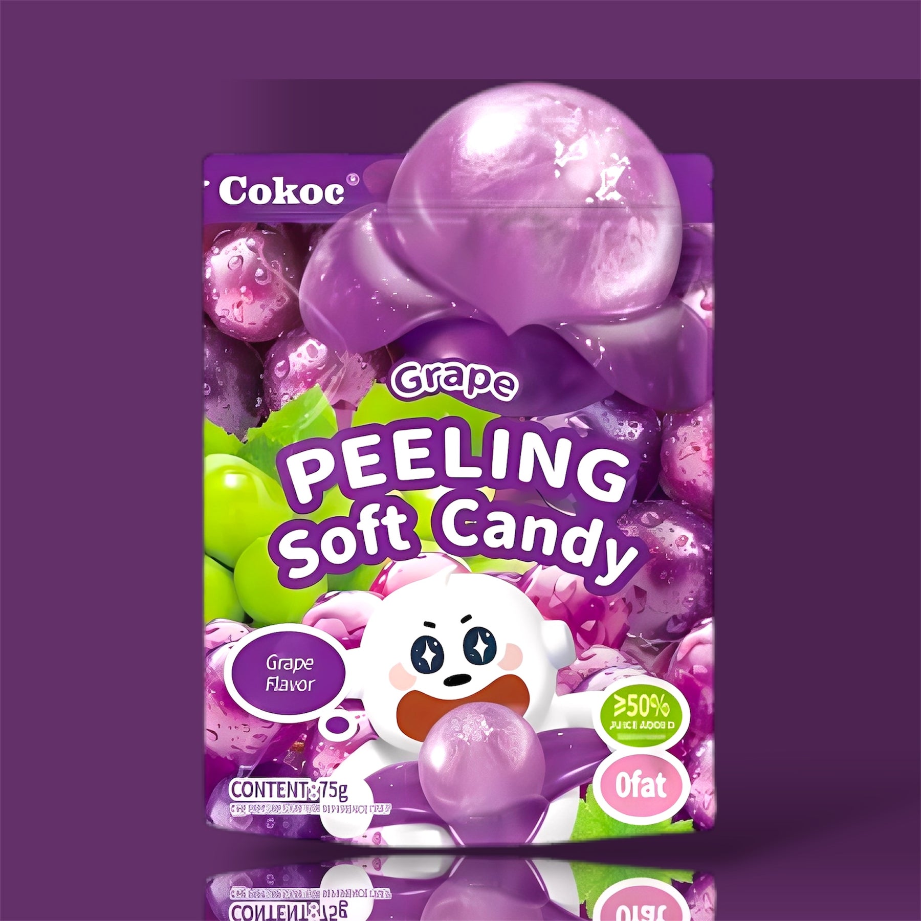 Peeling Candy Grape 10x75g
